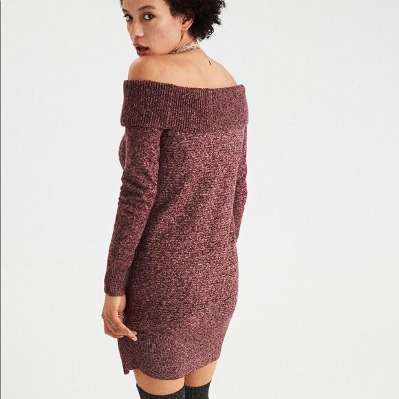 ✨AHH-MAZINGLY SOFT OFF-THE-SHOULDER SWEATER DRESS✨ - Picture 3 of 4